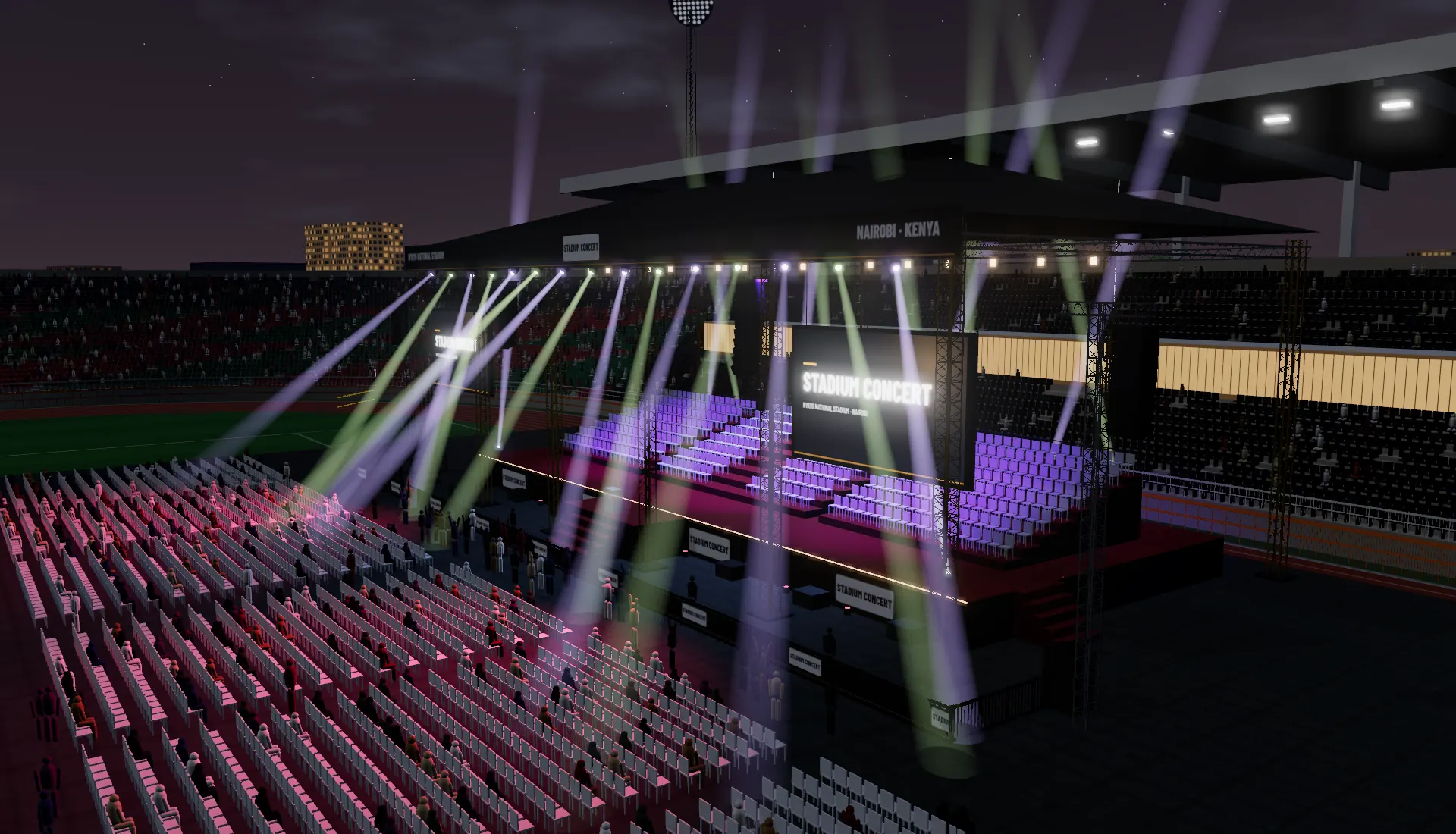 Event Map by VenueScout: a venue laid out in 3D